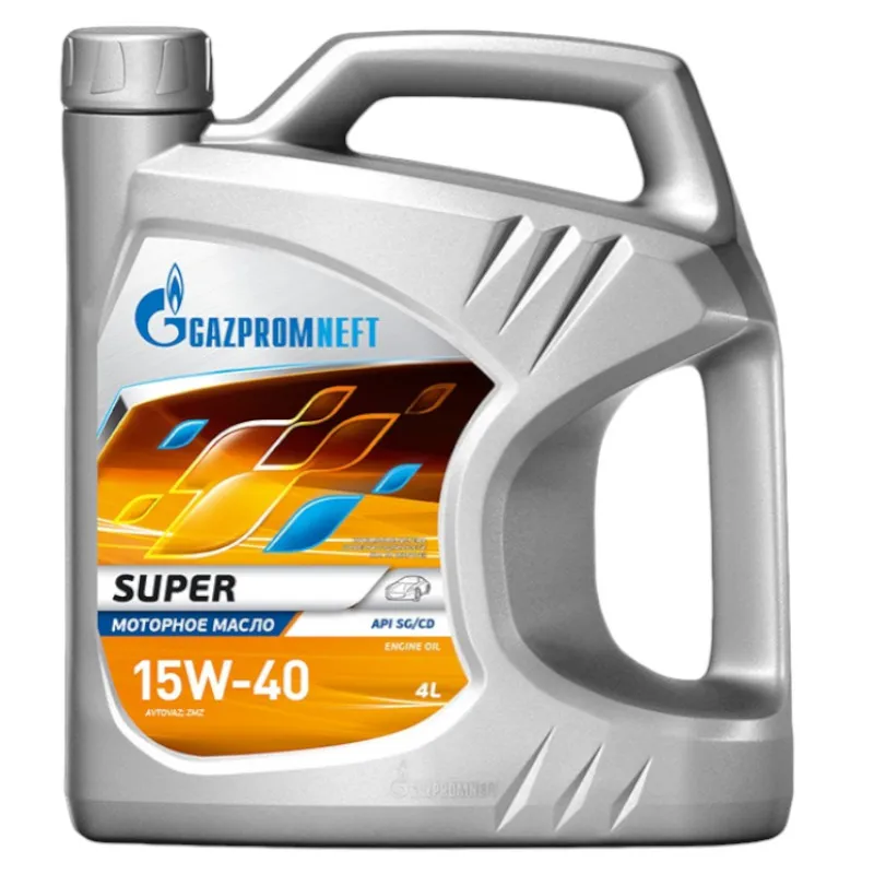 Масло моторное универсальное всесезонное Gazpromneft 000253142147 Super 15W-40 4 л